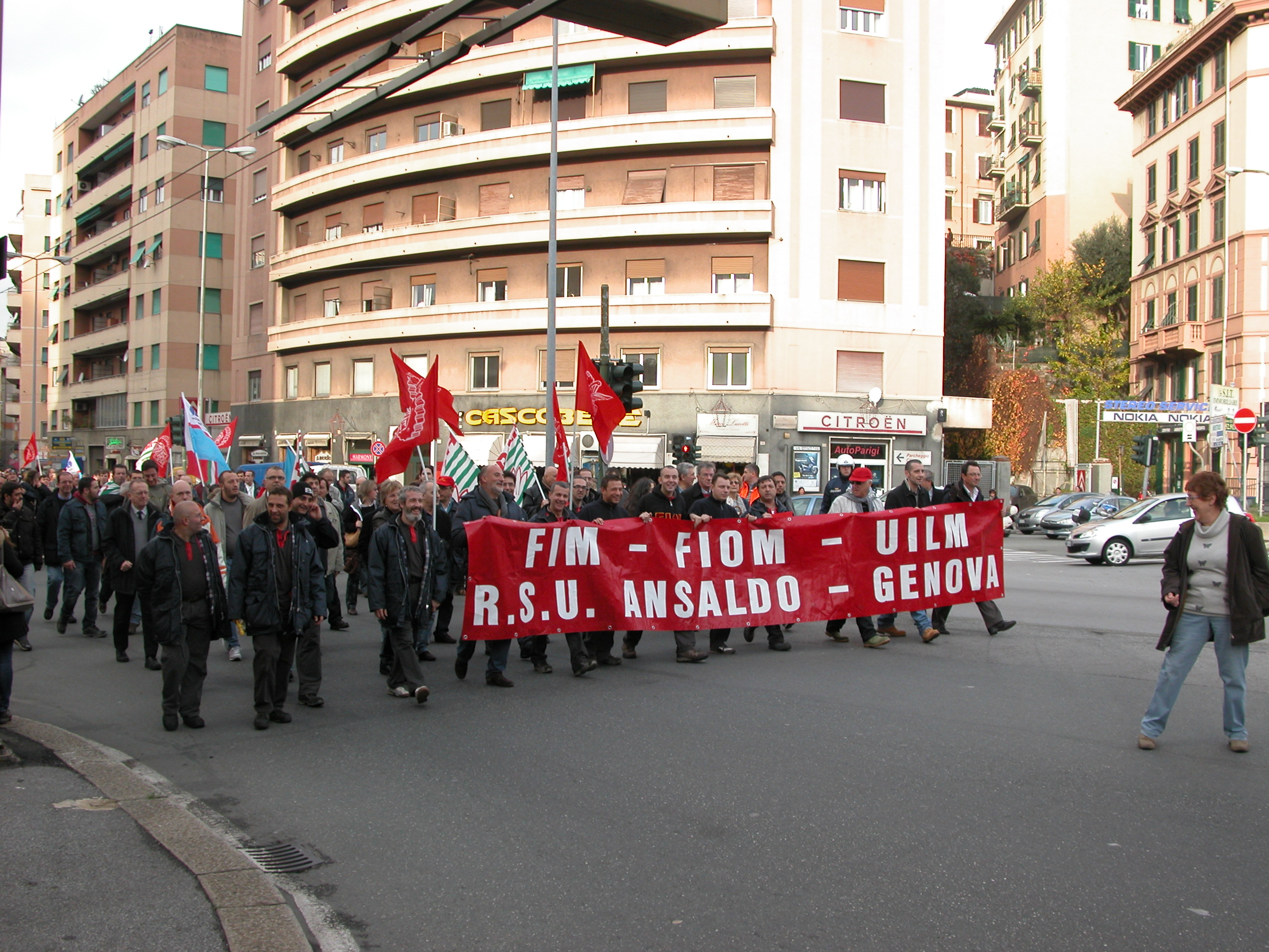 Ansaldo manifestazione