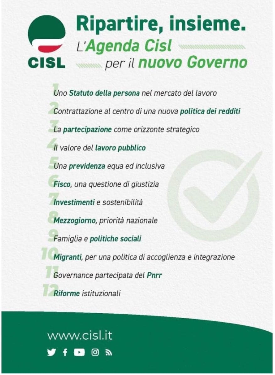 AGENDA CISL