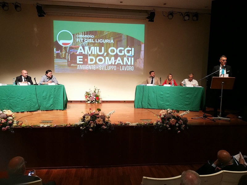 Amiu convegno Fit Cisl Liguria