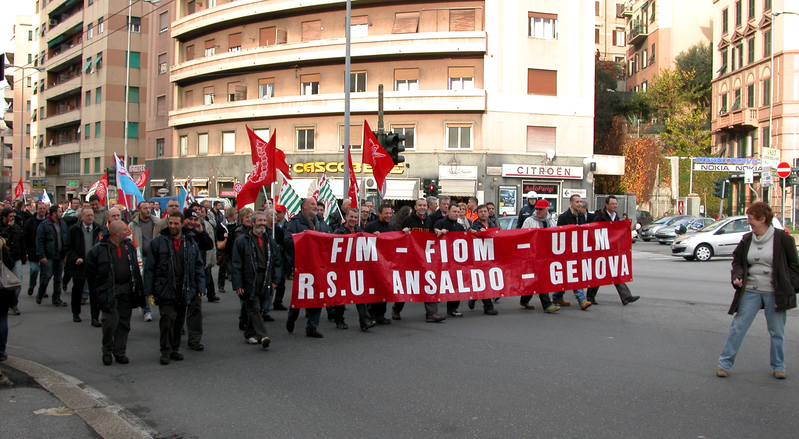 Ansaldo manifestazione