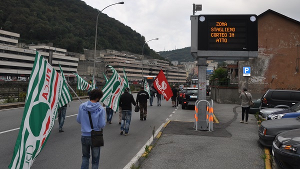 Corteo lavoratori Iren