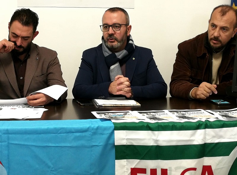Edili conferenza stampa sciopero lavoratori costruzioni 15 novembre 2019