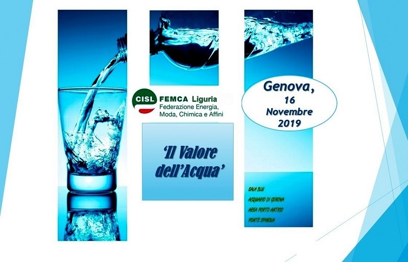 Femca convegno acqua 16 novembre 2019