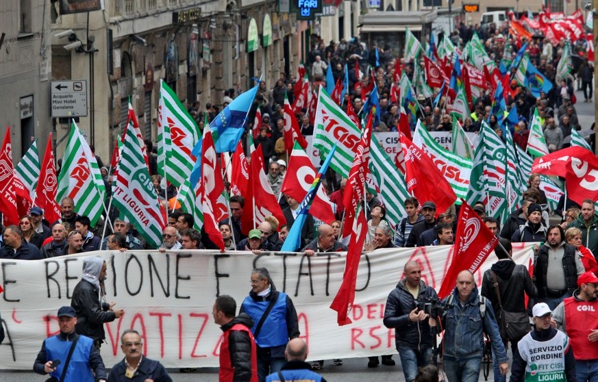 Manifestazione unitaria 14-11-13