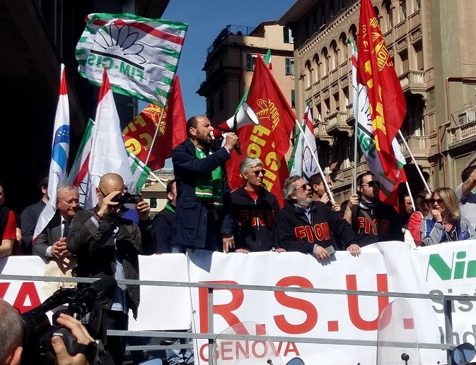 Manifestazione unitaria metalmeccanici